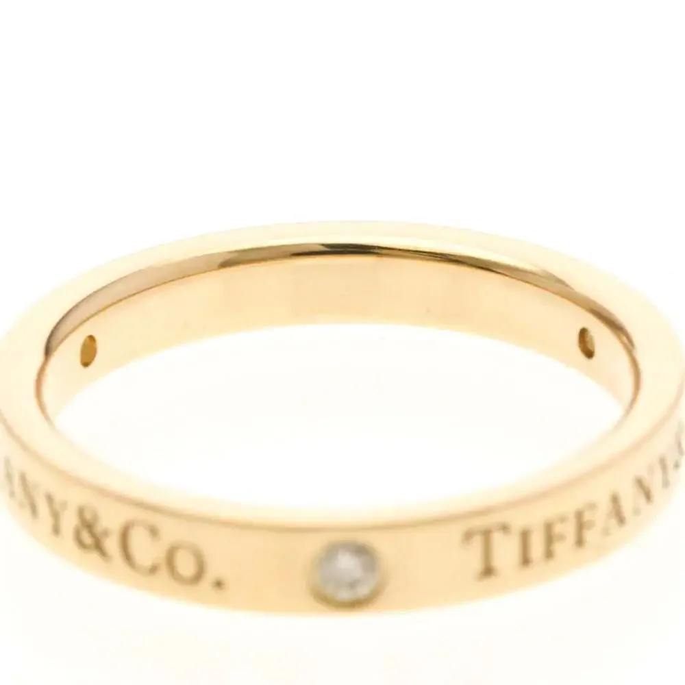 TIFFANY 18k Gold Diamond Ring